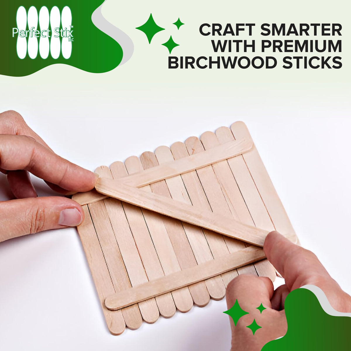 Perfect Stix ice cream sticks designed for homemade treats and craft uses.