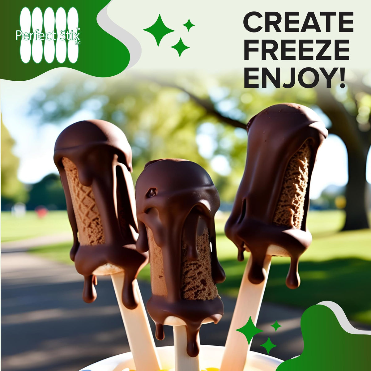 Perfect Stix sturdy wood sticks provide reliable support for kids' projects.