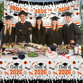 PERFQU photo booth backdrop complementing 2026 graduation celebrations