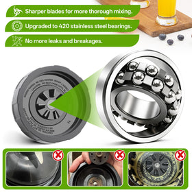 PERIOEER gasket tool and brush included for easy cleaning and maintenance.