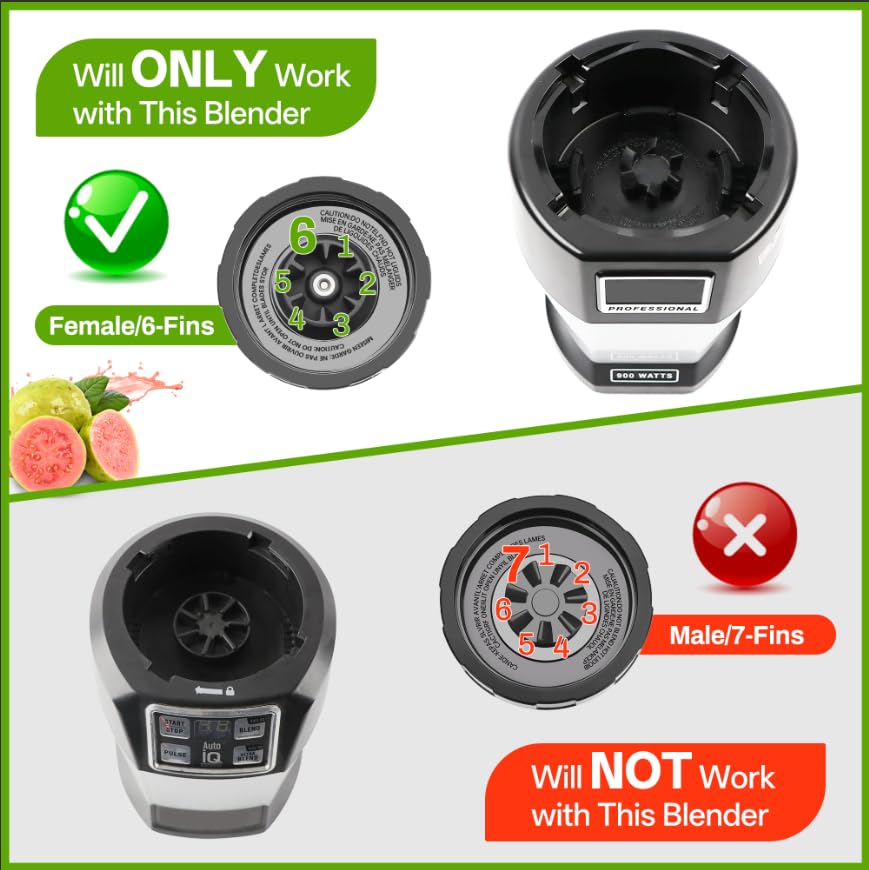 PERIOEER Ninja blade front view with precision blades for smooth smoothies