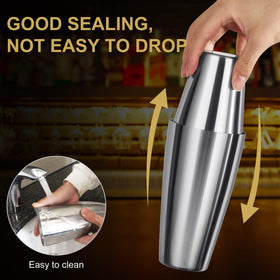 Perjoy six pourers and strainers ensure smooth, controlled pours.