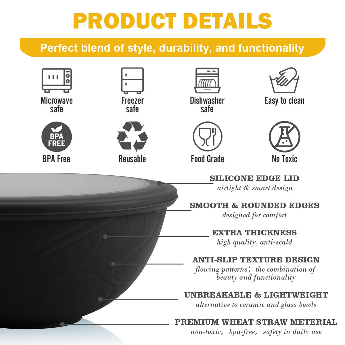 Perlapoc deep bowl reduces spills during busy mornings