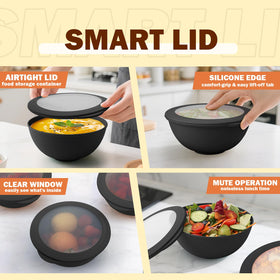 Perlapoc lid with silicone edge eases opening and sealing