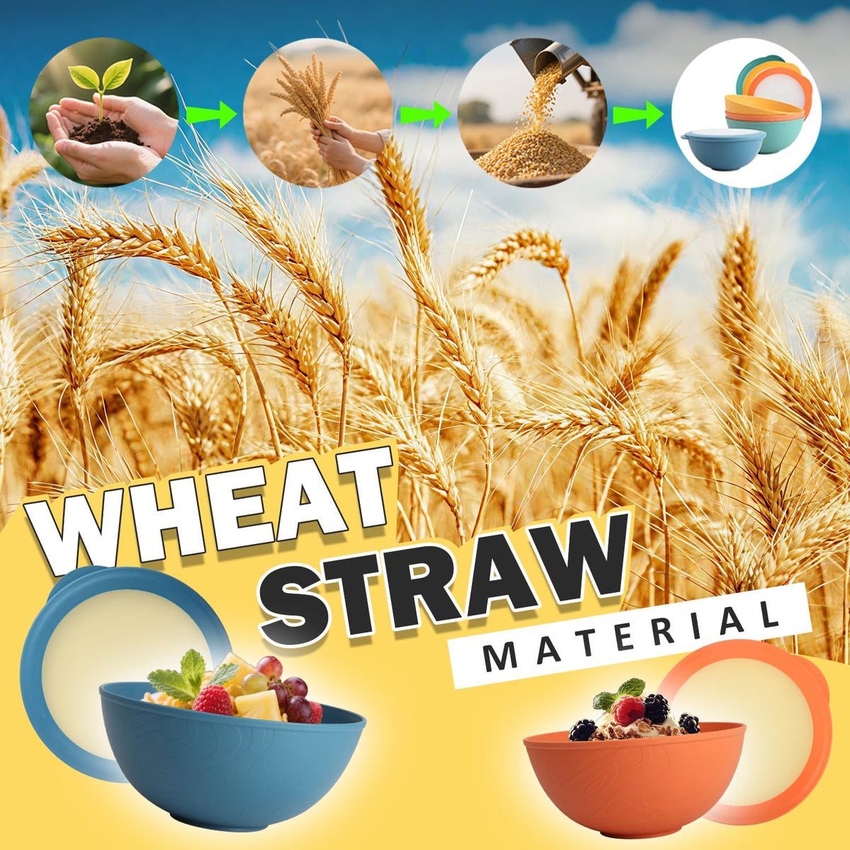 Perlapoc unbreakable, lightweight bowls endure daily use indoors or outdoors.