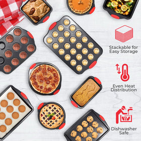 PERLLI loaf pan ensures clean slices and effortless release.