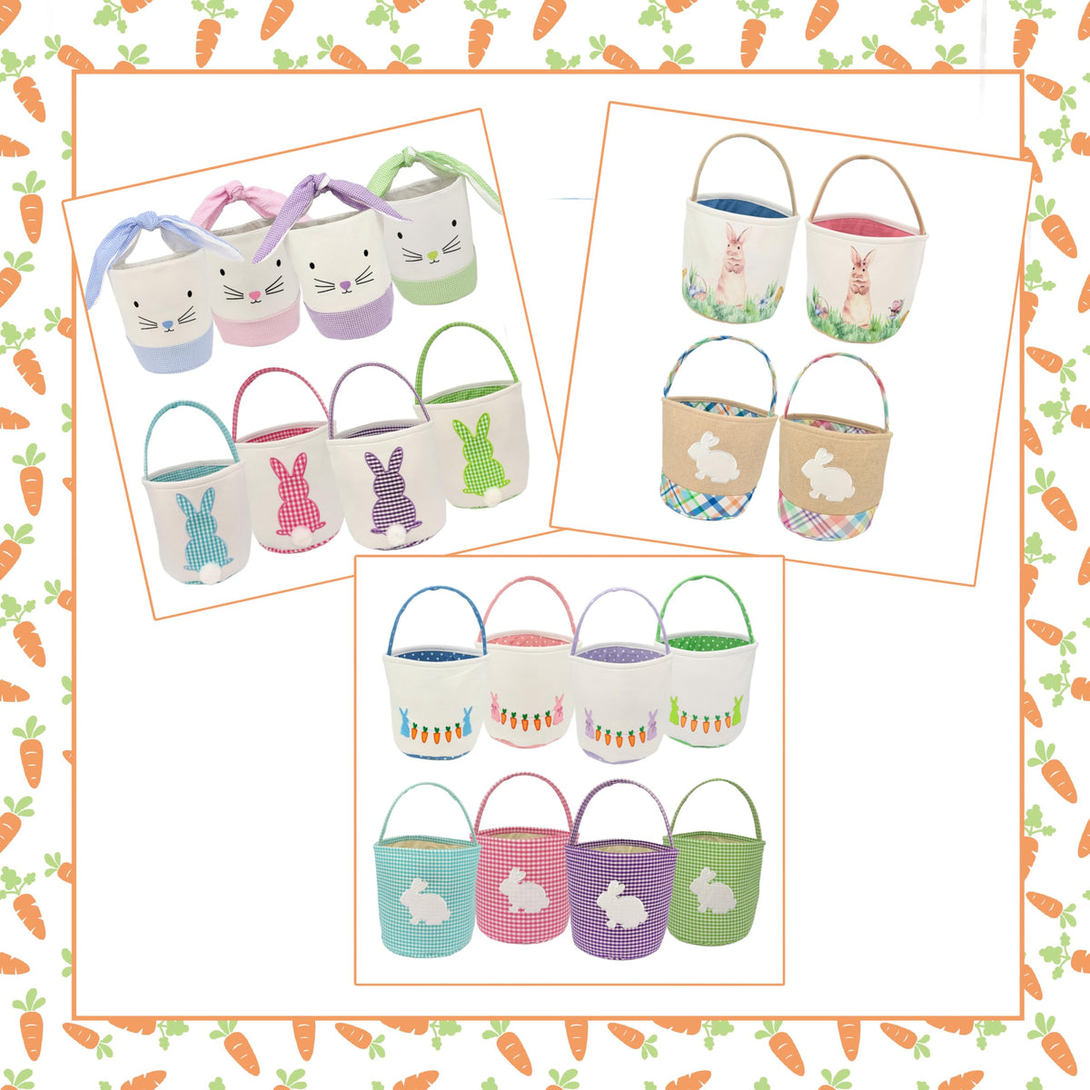 Sew What Fun Gifts Easter basket ships folded for economical delivery and storage