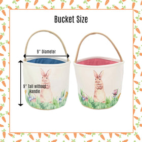 Sew What Fun Gifts Easter basket features upright-stabilized handle for easy carrying
