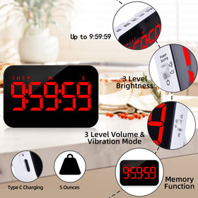 PERSUPER digital timer control buttons for easy countdown setup.