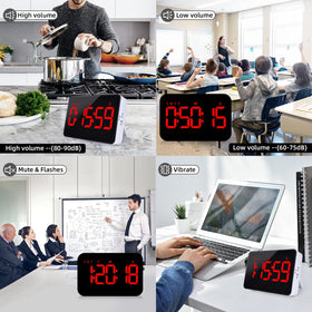 PERSUPER timer with high-contrast LED display for bright readability.