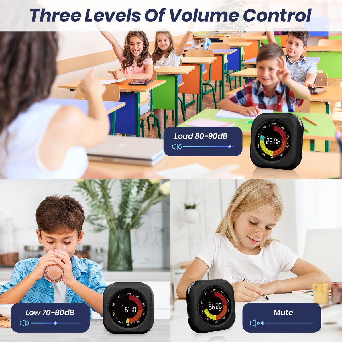 PERSUPER timer with mute option supports quiet environments without distraction