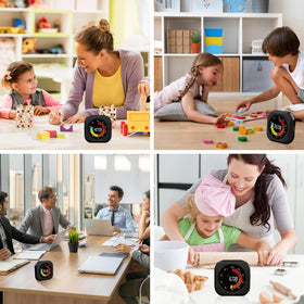PERSUPER timer includes a stand for desk or counter placement