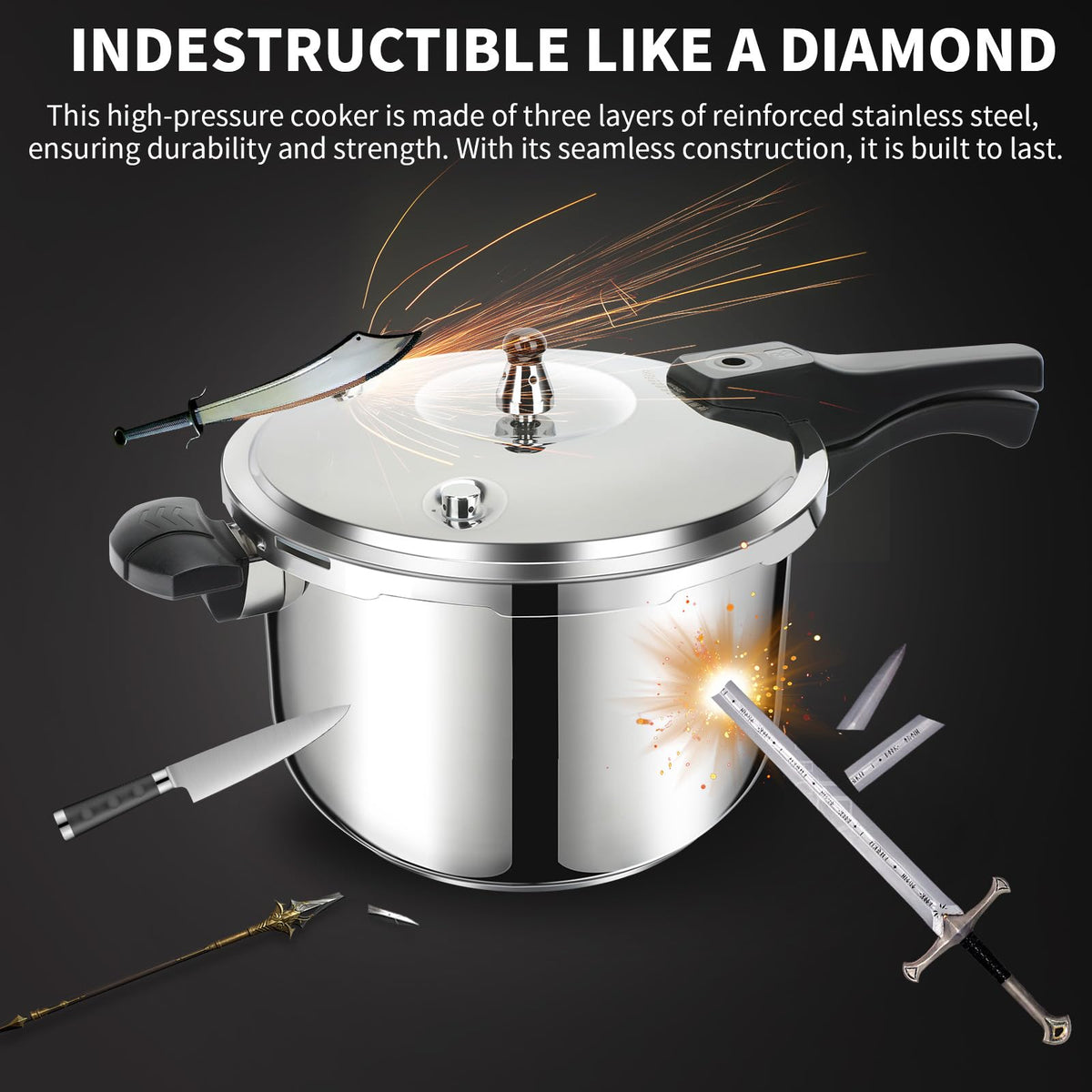 Peterboo U-shaped cooking area ensures even heat distribution