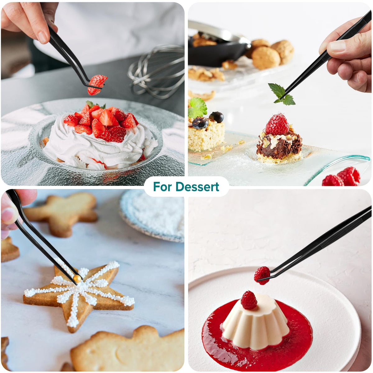 Pethomkit dishwasher-safe tweezers simplify cleanup after cooking.