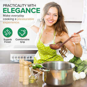 PETHOMKIT elegant teak serving set for daily meals