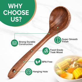 PETHOMKIT wooden spoon set ready for everyday cooking