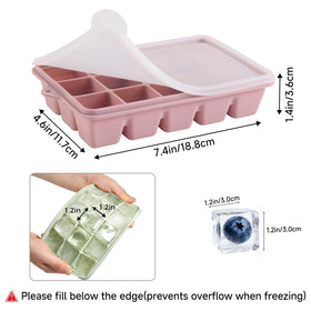 PET Hous four trays with lids deliver up to 60 cubes for parties