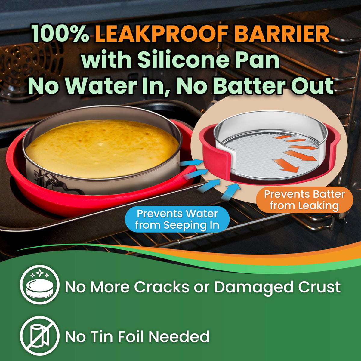 PETÍTS DESSERTS two reusable silicone liners enable easy unmolding and reduced waste