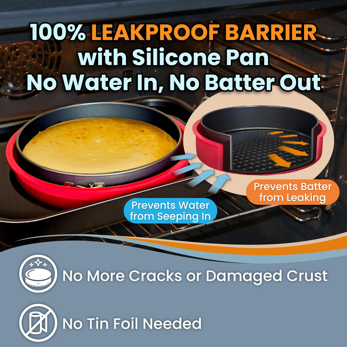 PETÍTS DESSERTS nonstick coating delivers effortless cake release and quick cleanup