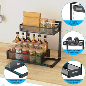 Petiza sturdy carbon steel construction supports heavy items safely.