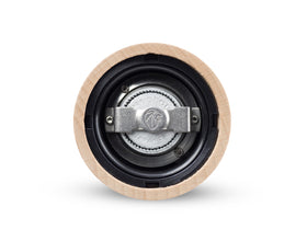 Peugeot Paris u-select pepper mill timeless natural wood finish on display.