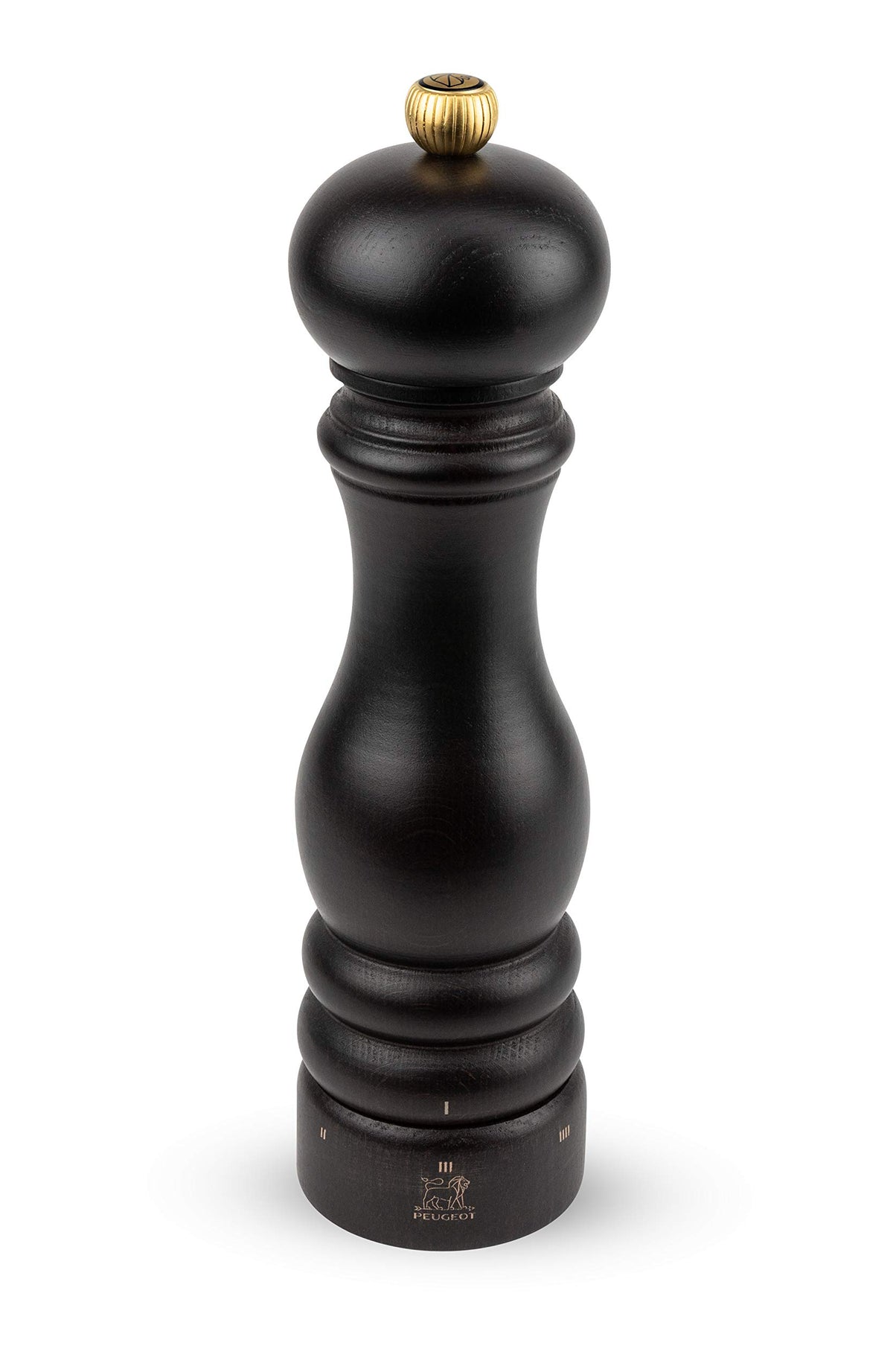 Peugeot Paris u’Select pepper mill with chocolate finish, designed for precise grinding