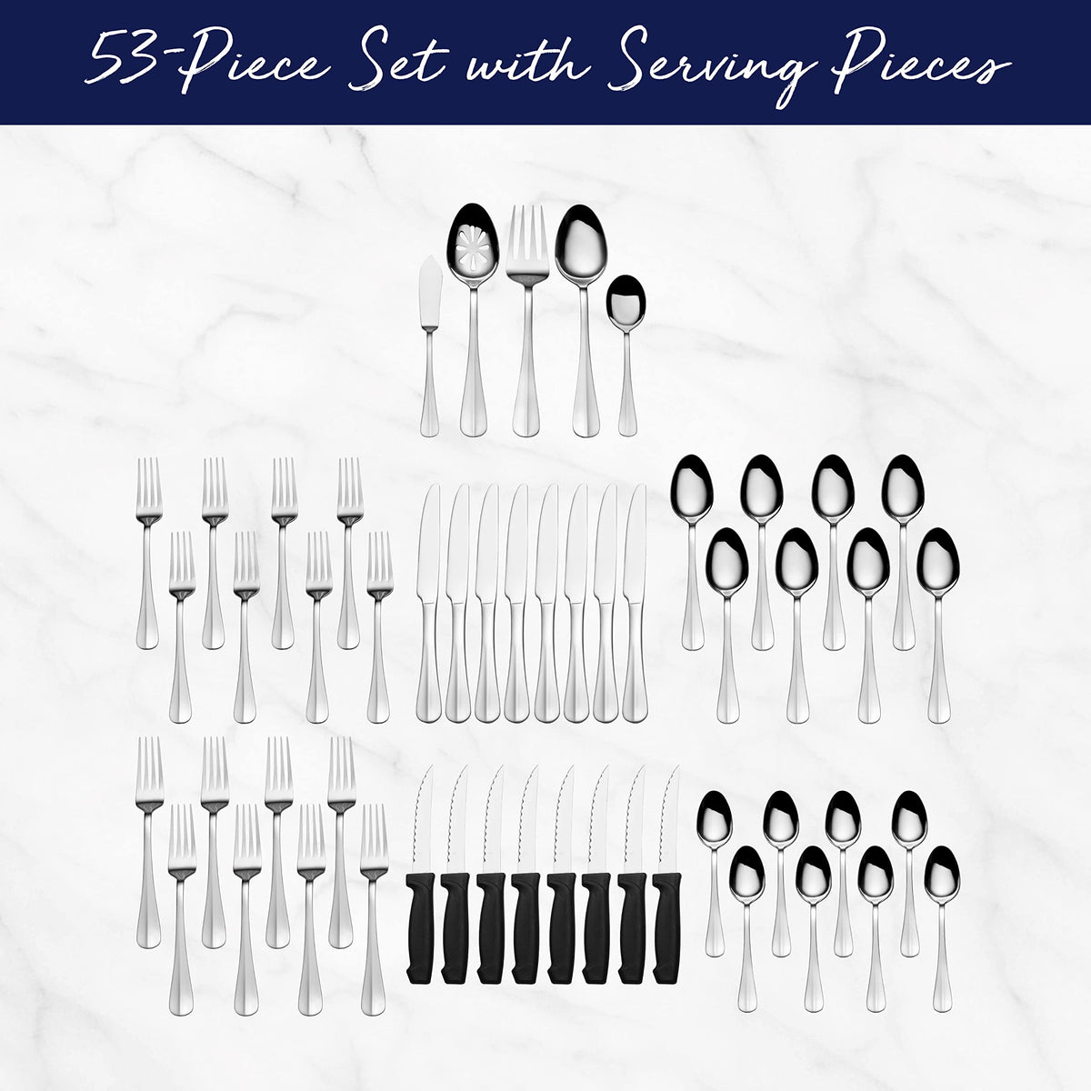 Pfaltzgraff Everyday Simplicity hostess 5-piece set displayed for serving guests.