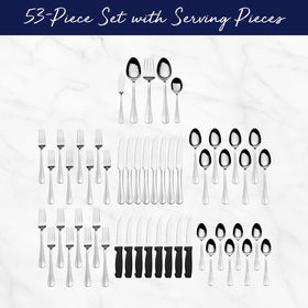 Pfaltzgraff Everyday Simplicity hostess 5-piece set displayed for serving guests.