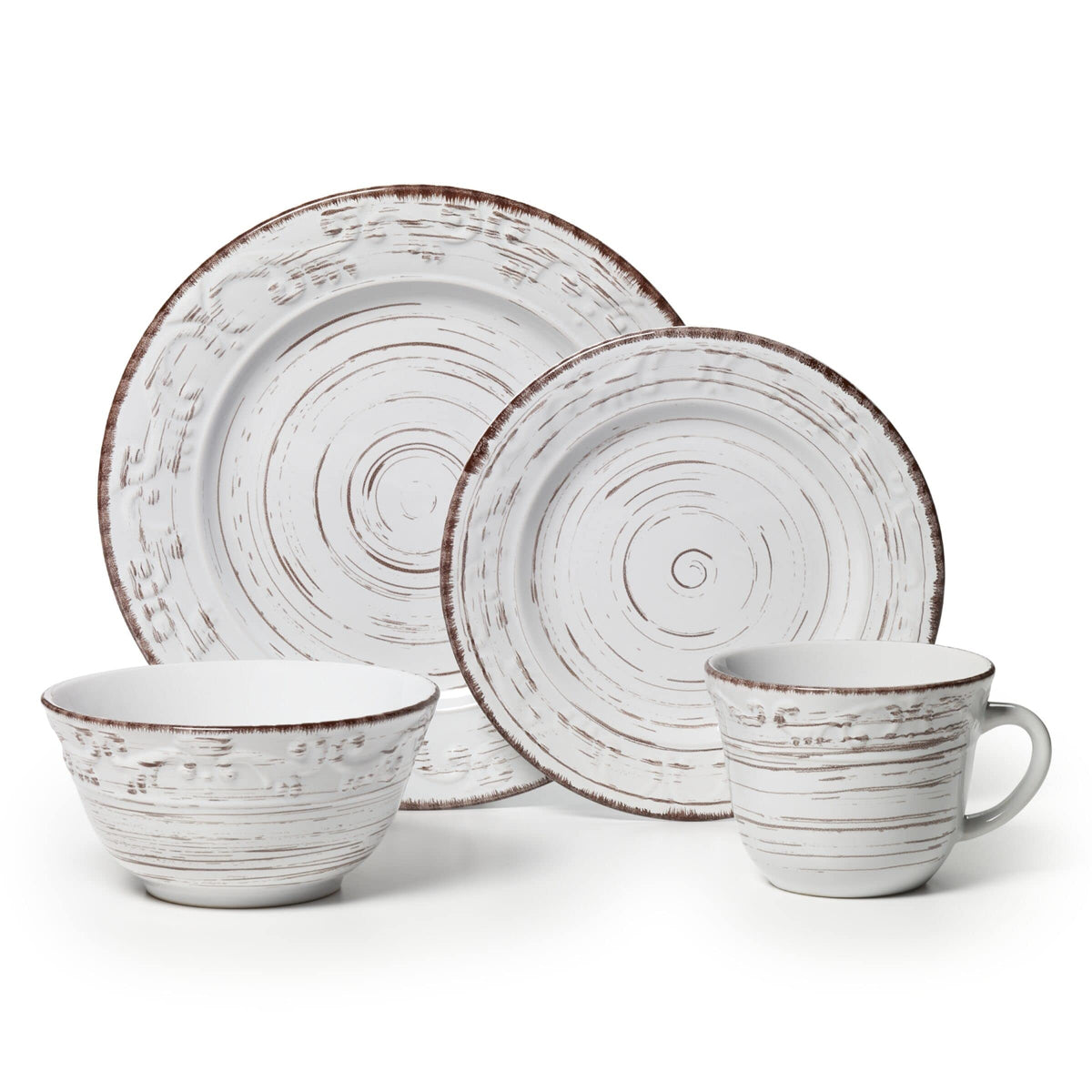 Pfaltzgraff Trellis White salad plate for versatile, stylish table settings.