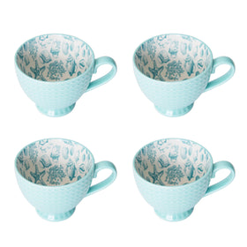 Pfaltzgraff Venice starfish pattern detail adds decorative coastal flair.