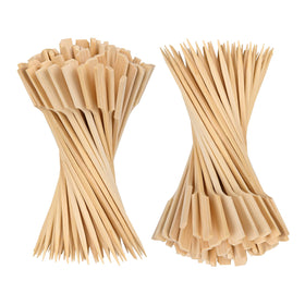 PFIEIFPO 4.7-inch bamboo skewers for versatile serving and grilling