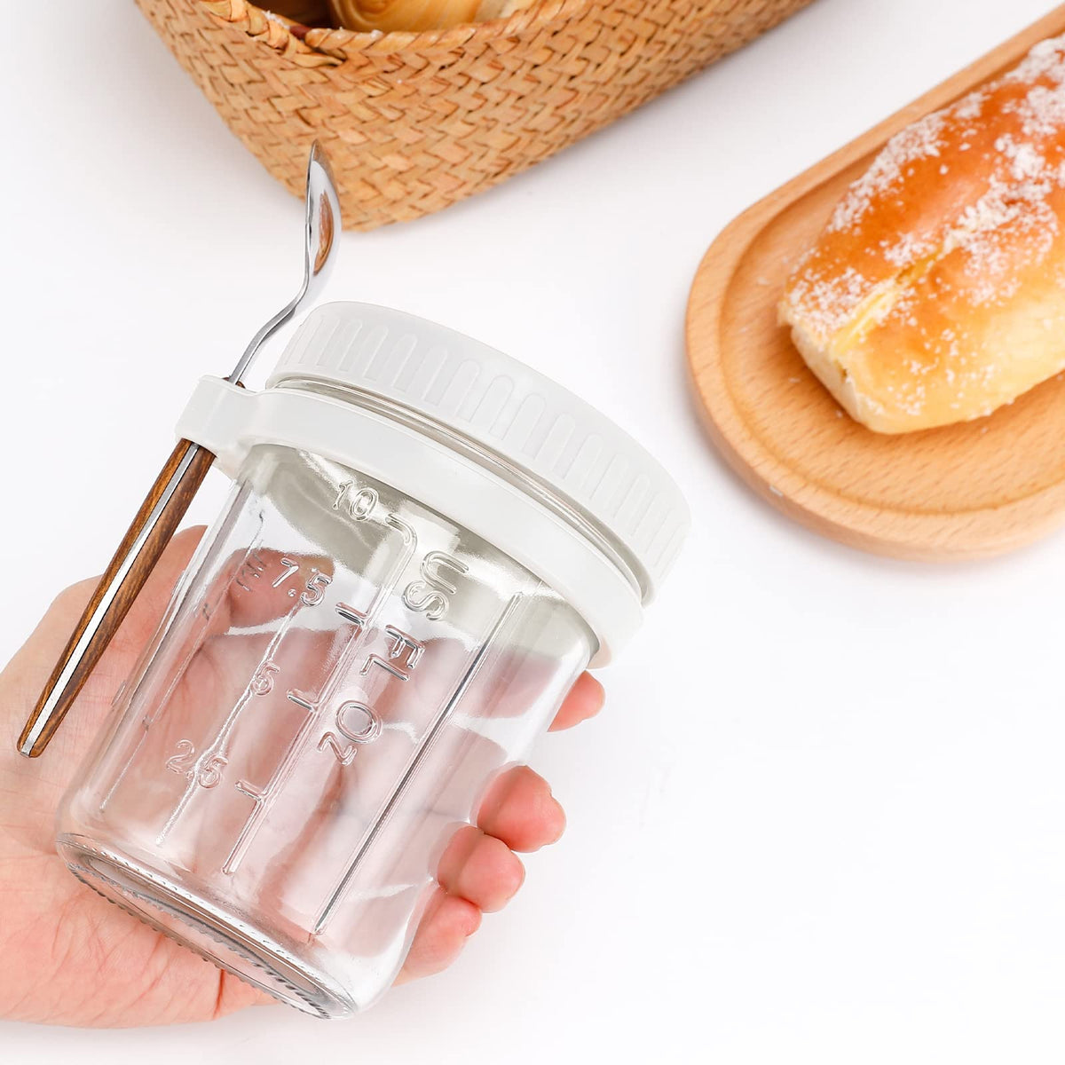 PFUM pantry-friendly jar set supports on-the-go meals and organized shelves.