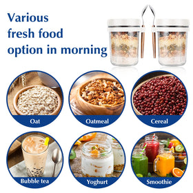 PFUM airtight container ideal for cereal, yogurt, oats, and snacks.