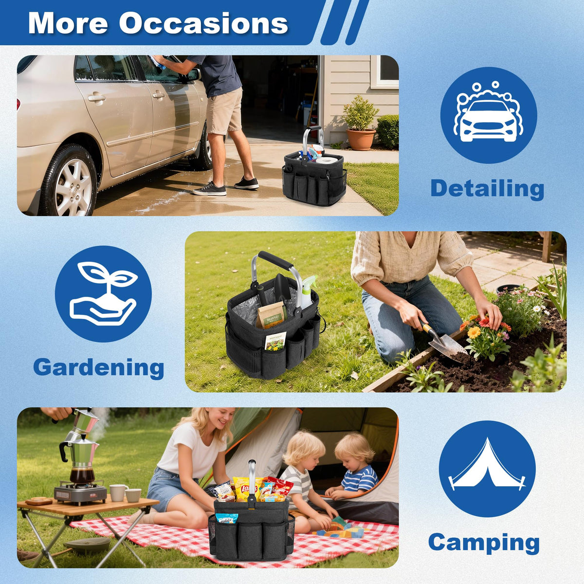 Ideal for housework, car wash, gardening, and painting projects.