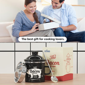 PGYARD grease container is dishwasher safe for quick, effortless cleaning.