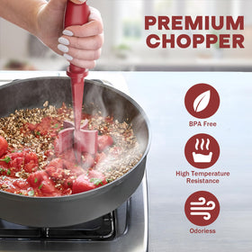 PGYARD dishwasher-safe meat chopper simplifies kitchen cleanup