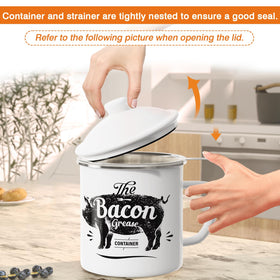 PGYARD large-capacity grease storage for busy kitchen use.