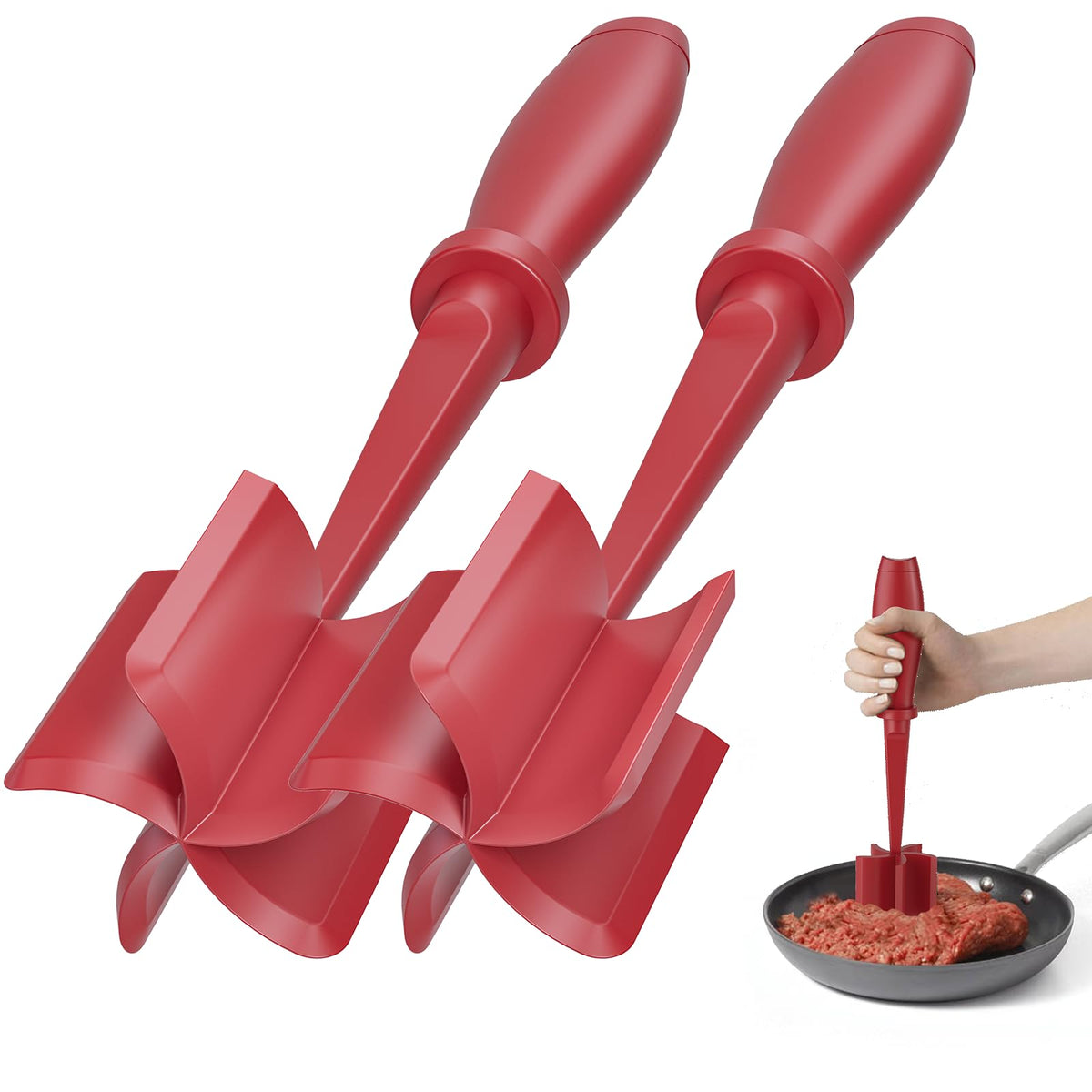 PGYARD meat chopper 5-blade system for quick beef and turkey prep