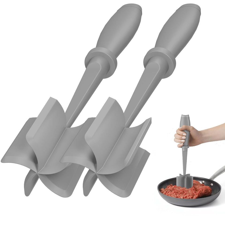 PGYARD meat chopper with 5-blade design for fast, even crumbling