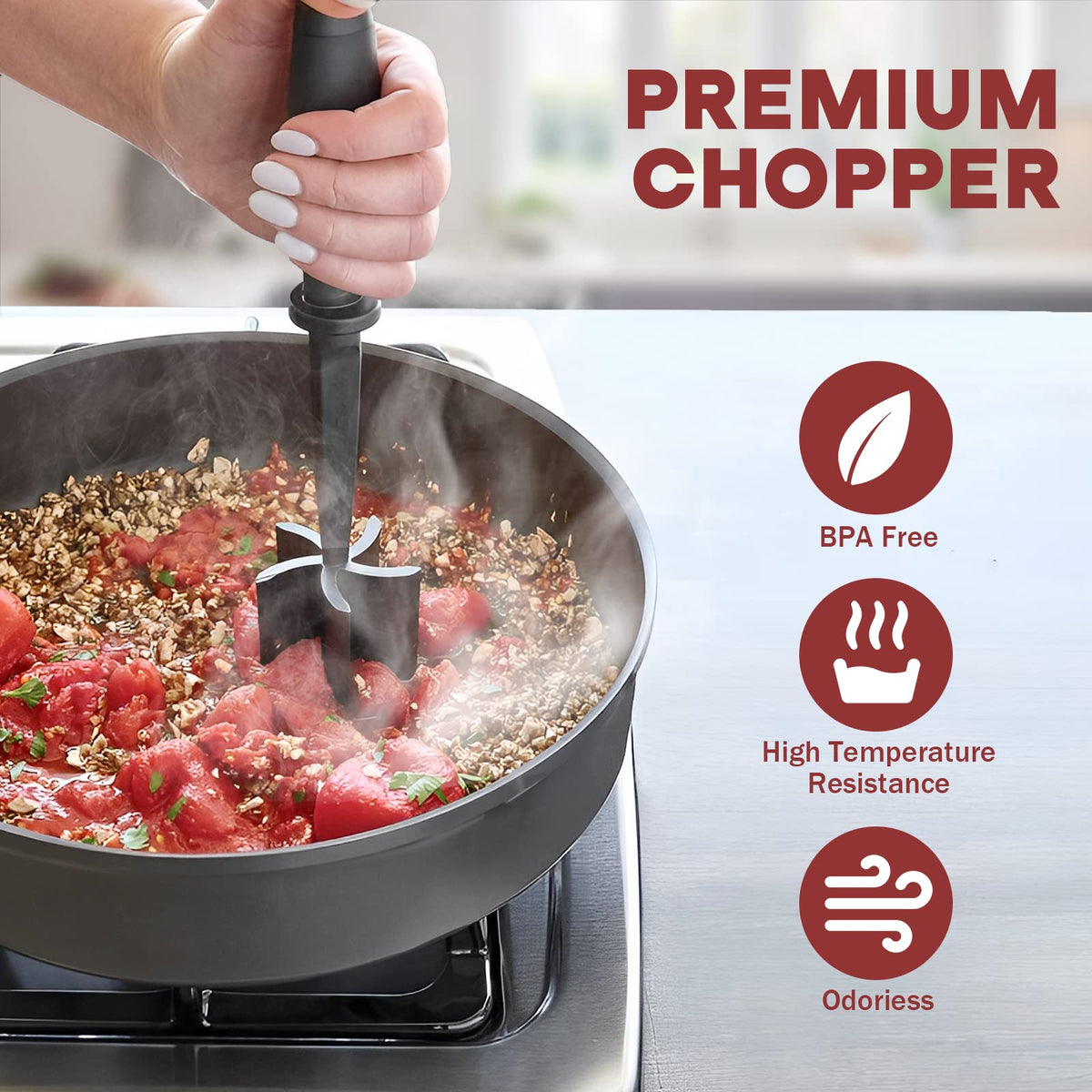 PGYARD tool stirs and scrapes sides for even mashing