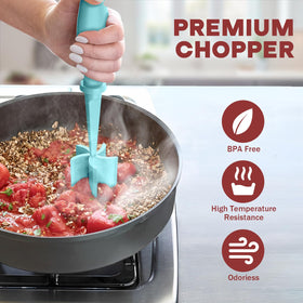 PGYARD nylon masher heat resistant up to 447°F in high-heat cooking.
