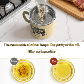 PGYARD silicone spatula included for scraping and spreading hot grease
