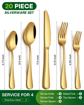 PHILIPALA gold dining forks show sturdy build for reliable meals