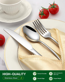 PHILIPALA dinner spoons 8pc with ergonomic bowls for comfortable dining.