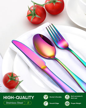 PHILIPALA rainbow salad fork suits casual to formal meals