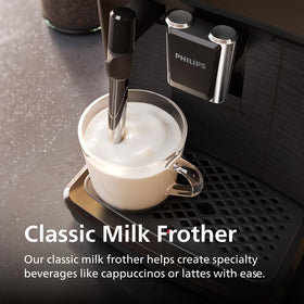Philips 1200 Series coffee menu option with strength and volume control