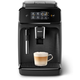 Philips 1200 Series espresso machine front view for compact home use