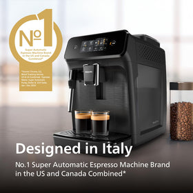 Philips 1200 Series removable brew group for easy cleaning under tap