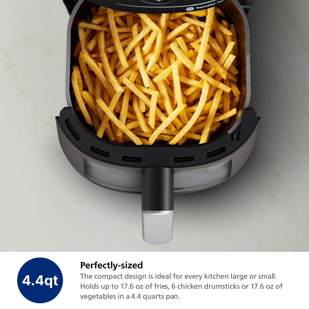 Fries crisp beautifully in Philips airfryer basket