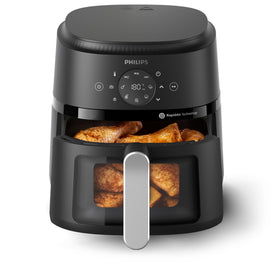 Philips 2000 Series Airfryer front view showcases compact footprint